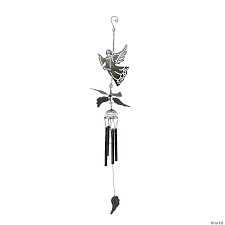 Each time the wind blows, these chimes will ring, and bring to mind treasured thoughts and memories. Angel Wind Chimes Oriental Trading
