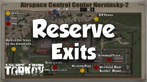 The local population has fled the city, but those who stayed are looking to improve their fortunes at the expense of others. Reserve Exit Map All Pmc And Scav Exits With Map Escape From Tarkov Youtube