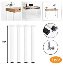 Kullavik 28 Inch Height Metal Heavy Duty Furniture Legs Adjustable Durable Legs For Office Desk Coffee Tabl In 2020 Furniture Legs Heavy Duty Furniture Kitchen Table