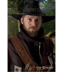 The leather witch hunter hat goes well with period and fantasy costumes as well as modern attire. Witch Hunter Hat Black Eviltailors