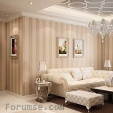 Cizgili Duvar Kagidi Dekorasyonu Home Decor Living Room Decor Decor