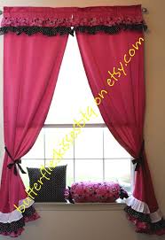 Get set for minnie mouse curtains at argos. Handmade Minnie Mouse Hot Pink And Black Curtains Drapes Girls Room Toddler Baby Handmade Disneyworld Toddler Rooms Black Curtains Little Girl Rooms