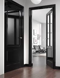 But, the most exciting transformation is that we decided to paint the interior doors black. Black Trim White Walls Interior Novocom Top