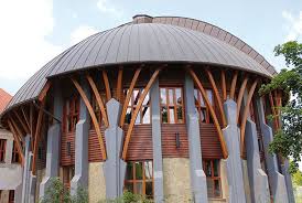 Budapest Obuda Waldorf School Hungary Ungarn Dining Hall Eurythmy Architect Triscell Lorinc Csernyus Architecture Waldorf School Organic Architecture