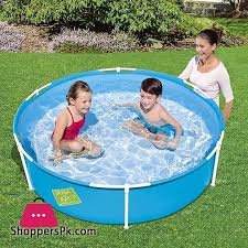 Buy Bestway My First Frame Pool 5 Feet X 15 Inch 56283 At Best Price In Pakistan In 2020 Pool Swimming Pools Portable Swimming Pools