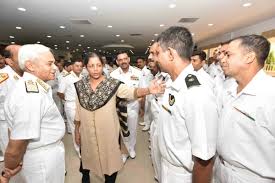 Nirmala sitharaman is an indian politician and a member of bharatiya janata party (bjp). Lifeofsoldiers On Twitter Defence Minister Nirmala Sitharaman Interacting With Young Naval Officer At Vishakhapatnam Hq Of Eastern Naval Command Navy Defence Https T Co Go8iksjw3t