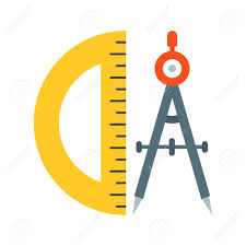 For example, the normal line to a plane curve at a given point is the (infinite) line perpendicular to the tangent line to the curve at the point. Geometry Tools Royalty Free Cliparts Vectors And Stock Illustration Image 94440905