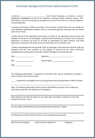 A single search on infotracer can provide users with a wide array of information on any this should be in writing and in a separate document from the application. Background Check Authorization Form Free Download