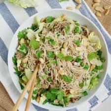 (mix in advance) • vinegar • soy sauce Harusame Salad Japanese Glass Noodle Salad Punchfork