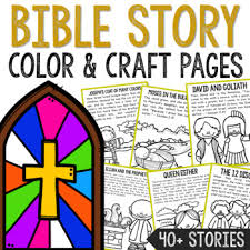 Included the prophet elijah, king daivd, noah's ark, moses, and the resurrection of jesus. The Prodigal Son Bible Story Coloring Page Religious Craft Activity