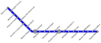 Μπλε γραμμή προς σύνταγμα και ύστερα κόκκινη γραμμή μέχρι ακρόπολη. Hyderabad Metro Blue Line Route Map Stations Timings First Last Train