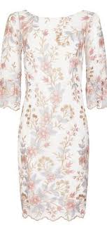 Adrianna Papell Floral Embroidered Sheath Dress With Bell Sleeves In 2020 Fashion Dress Stands Dresses