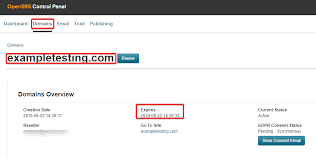 How To Determine The Expiry Date For A Domain Opensrs Help Support