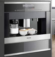 The cupsensor 1 recognizes the height of the cup and positions the central spout accordingly. Miele Cva6805 Obsw 24 Plumbed Coffee System Pureline M Touch Controls Black