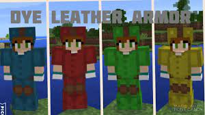 How do you dye leather armor in minecraft? How To Dye Leather Armor Minecraft Pe Youtube