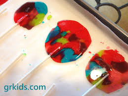 smashed jolly pops with your kids