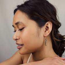 Boucles d'oreilles feuille déco vert émeraude, cadeau de Noël Boucles  d'oreilles feuille verte branche d'arbre, pierre de naissance de mai,  cadeau d'anniversaire de mai émeraude, cottagecore