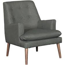 Binetti Retro Charcoal Chair 1a1 3216c Emerald Home Furnishings Afw Com Accent Chairs Grey Accent Chair Chair