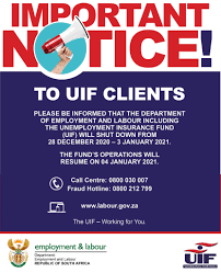 What is a uif file? Unemployment Insurance Fund Uif On Twitter Dear Clients We Will Be Shutting Down From 28 December To 3 January 2021 Please Stay Safe And Healthy Uif Workingforyou Https T Co 8s2mluiadx