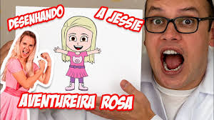 Nas fotos, os personagens principais procuram tesouros, andam de carros, fogem de cães gigantes e dinossauros e, claro, aprendem a ser amigos, perdoar e ajudar uns aos outros em. Como Desenhar A Jessie Do Luccas Neto Desenhando A Jessi Aventureira Rosa Youtube