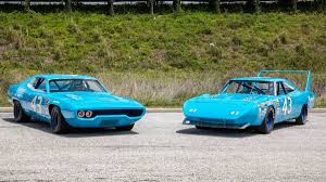 The manufacturing company departed the racing series after winning the 2012 nascar sprint cup (monster energy cup) with driver brad keselowski and his penske miller lite dodge charger team. Original Plymouth Superbird And Road Runner With Richard Petty Ties Head To Auction