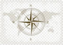 globe compass nautical chart world map world map vector