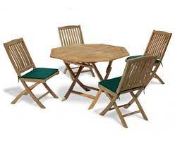 Rimini teak square folding garden table. Folding Garden Set Off 67