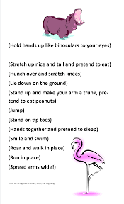 Movement Song Continued 100 Animals Motions Movement Songs Action Songs Songs