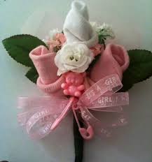 Babycakesbykat Com Baby Shower Corsage Baby Sock Corsage Baby Shower Gifts