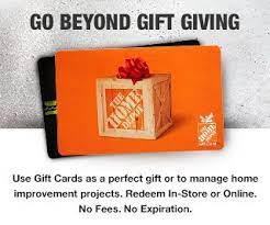 Owners of home depot gift cards should direct all questions or issues regarding their home depot store gift card balance to the company who issued the furthermore, you can check the balance of all of your gift cards using our directory! Home Depot Gift Cards Gift Card House Warming Gifts Joy Gifts