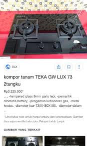 Temukan agen, supplier & distributor kompor gas terlengkap hanya disini. Kompor Teka 3 Tungku Perabotan Rumah Di Carousell