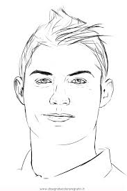 Disegno Cristiano Ronaldo 3 Categoria Sport Da Colorare