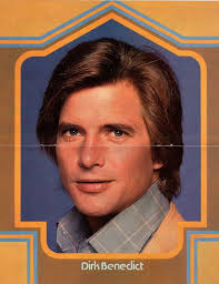 Dirk Benedict mini poster pinup Connie Newton picture Eight is Enough  article