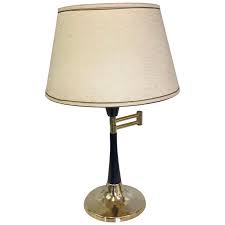 6 pcs copper underwriter laboratories electric light fixtures. Mid Century Modern Swing Arm Diffuser Table Lamp By Underwriters Laboratories For Sale At 1stdibs