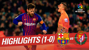 1 jordi masip (gk) real valladolid 8.2. Highlights Fc Barcelona Vs Real Valladolid 1 0 Youtube