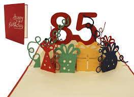 Schönen guten morgen an alle! Pop Up 3d Karte Geburtstagskarte Gutschein Klappkarte 85 Geburtstag Pop Up Karten Von Lin Online Shop Fur 3d Grusskarten Papeterie Exklusive Geschenke Und Designprodukte