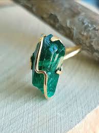Dioptase Ring Raw Dioptase Green Gemstone Genuine Dioptase Crystal For Chakra Natural Raw Gemstone Ring Regulate Size Ring 925 Solid Silver In 2020 Raw Gemstone Ring Silver Jewelry Design Best Jewelry Stores