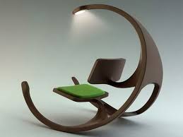 Cool Reading Chairs Cool Reading Chairs With Lighting This Is An Awesome Modern Rocker Creative Furniture Unique Furniture Chair Design Modern