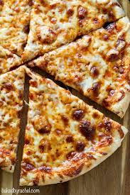 Easy Homemade Classic Three Cheese Pizza Recipe From Bakedbyrachel Cheese Pizza Recipe Three Cheese Pizza Recipe Three Cheese Pizza