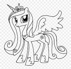 My Little Pony Friendship Is Magic Princess Cadence - Princess Cadence Coloring  Pages - Free Transparent PNG Clipart Images Download