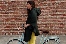 Bobbin Endor Cape Biker Chic Cycling Fashion Cycling Outfit