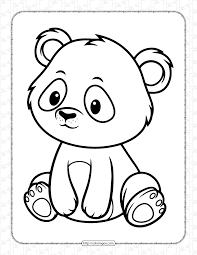 Don't even try to argue with me on this. Baby Panda Coloring Pages