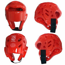 red foam sparring headgear