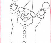 Le clown est un personnage faisant partie de l'univers du cirque. Coloriage Clown Gratuit A Imprimer