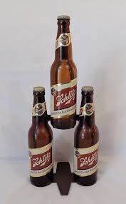 99 Bottles Of Beer On The Wall Original Song Schlitz Beer 3 Glass Bottle Display Vintage Collectible Back Bar Advertising Sign Original Old Metal Beer Sign Metal Beer Signs Bottle Display Beer
