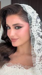 عروستي ب ميك اب سموكي دافي مناسب لشتاء 2026 ❄️ , The best team 💅🏽,  Hairstyle @layla_hairstyle , Hair extensions @ponytail_sa , Dress designer  @ikhfashion , Space @zahraa.space, Agency ...