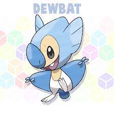 No 007 Dewbat The Water Bat Pokemon Water Flying One Of Three Starter Pokemon For You To Choose From For Your Journey Dewbat Are Ver Pokemon Pokem