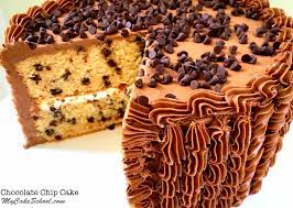 This recipe from garnish & glaze was exactly what i was looking for! Chocolate Chip Cake Recipe My Cake School