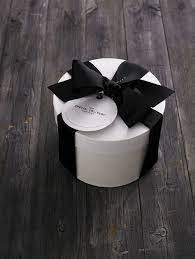 Gift Wrapping The Special Delivery Company Hat Box With Black Grosgrain Ribbon Available From Www Thespecialdeliverycomp Jewelry Gift Box Gifts Gift Wrapping