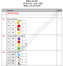 One of the most popular teaching strategies employed in most classrooms today is worksheet. Cbse Class 1 Hindi Aam Ki Kahani Worksheet Set A